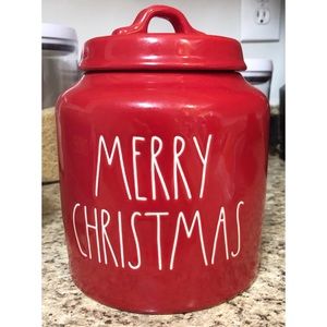 Rae Dunn Merry Christmas Canister